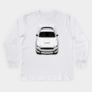 Ford Mustang Shelby GT350R 2015 - 2020 - White Kids Long Sleeve T-Shirt